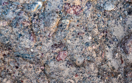 Formations of multicolored rocks, abstract design backgrounds, patterns, textures. Geology concept, Nature background, geological structureの写真素材