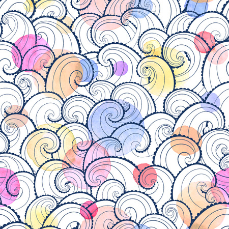 Marine background. のイラスト素材