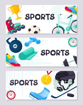 Sport banner vectorのイラスト素材