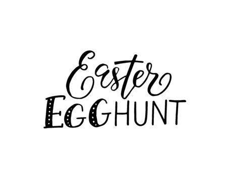 happy easter phraseのイラスト素材