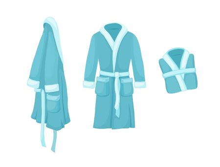 bathrobe illustration isolatedのイラスト素材