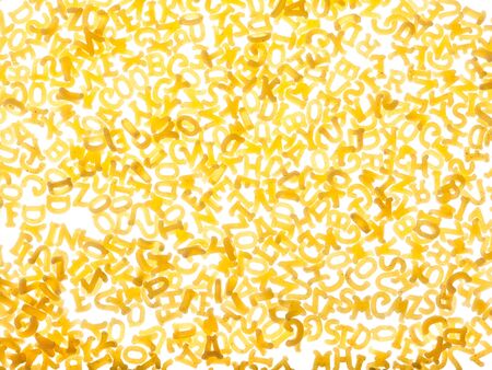 Pasta background with word 