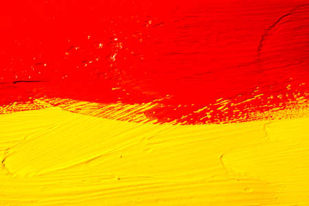 Paint brushes colorful background textureの写真素材