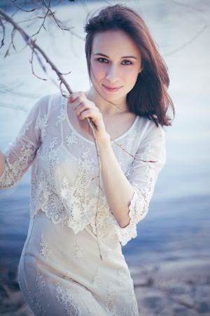 Beautiful girl portraitの写真素材