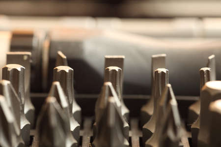 Toolkit of various tools in the box