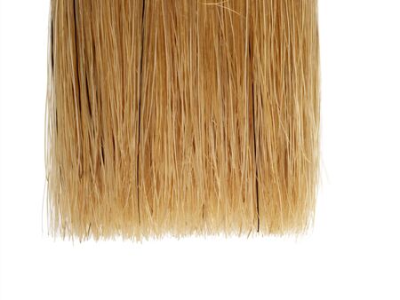 Paintbrush over white isolated backgroundの写真素材