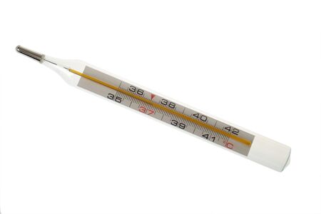 Medical thermometer isolated on the white background