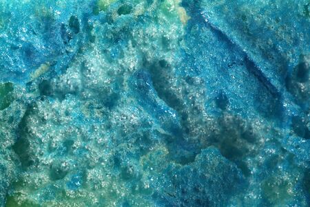 Blue Sponge structure texture background