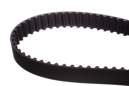 belt car engine isolated white backgroundの写真素材