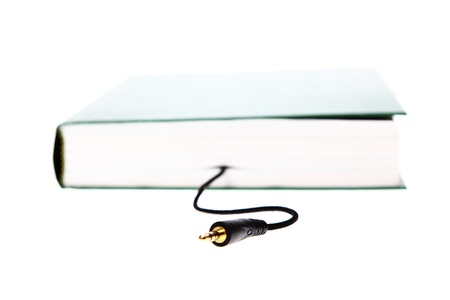 audiobook book jack isolated on whiteの写真素材