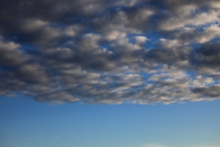 Storm clouds The sky blue background nobodyの写真素材