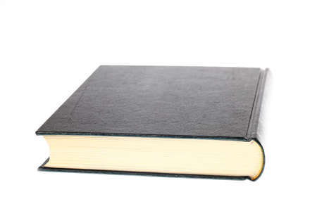 green book isolated on white backgroundの写真素材