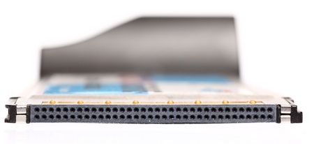 Wireless PC-card closeup pcmcia mobile, mobility, networkの写真素材