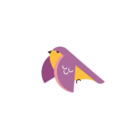 Birding, bird watching, eco tourism concept. Birds on white background. Vector illustration in flat cartoon designのイラスト素材