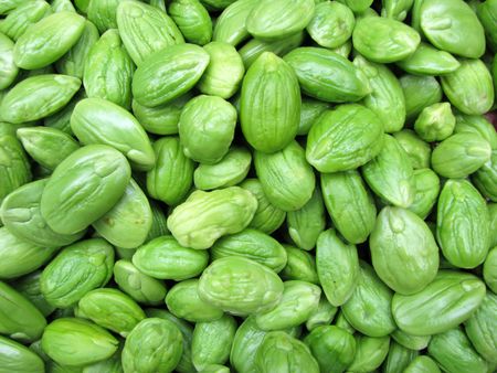 Stink beans for saleの写真素材