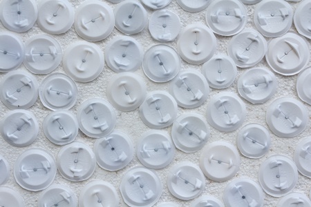 Background texture of plastic (cut from drinking water bottles) 