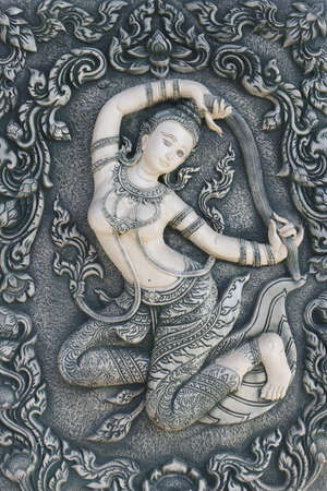 Mother earth in Thai style sculpture