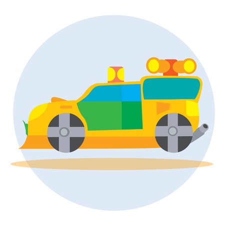 Vector and Illustration of ambulance rescue car のイラスト素材
