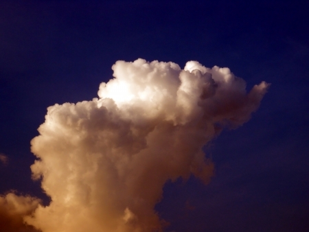 Background of sky with clouds
