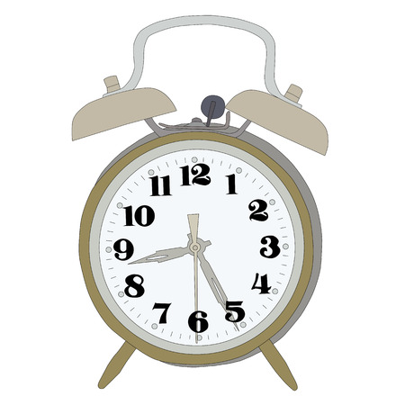 Vector illustration of alarm clockのイラスト素材