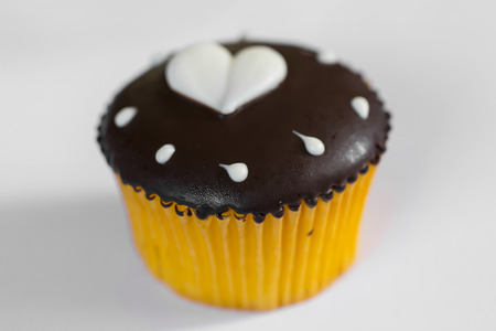 Valentine cupcakeの写真素材