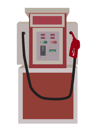 illustration of gasoline vending machineのイラスト素材