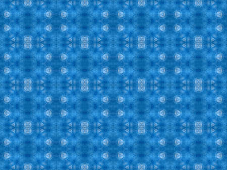 Abstract kaleidoscopic texture or background pattern design made from blue sky with cloud