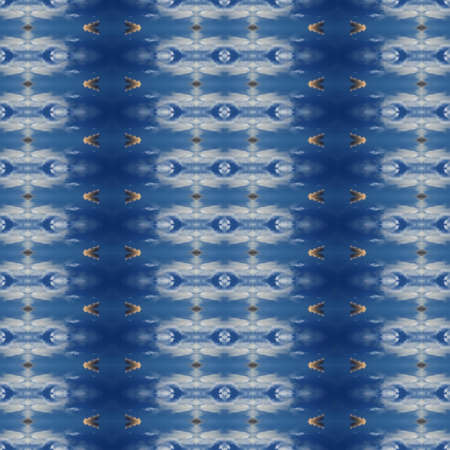 Abstract kaleidoscopic texture or background pattern design made from sky