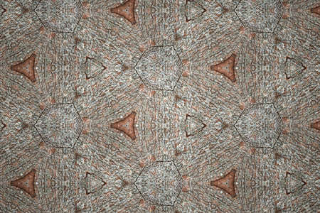 Kaleidoscopic old wood tree bark texture background pattern