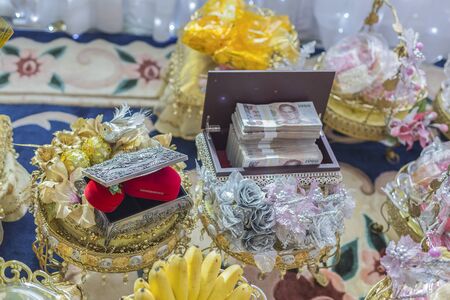 The Dowry Marriage in Thai Cultureの写真素材