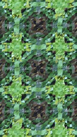 Kaleidoscope art green backgroundの写真素材