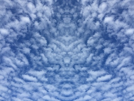 Cloudscape with Blue Skyの写真素材