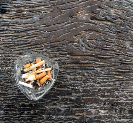 Smokers ashtrayの写真素材