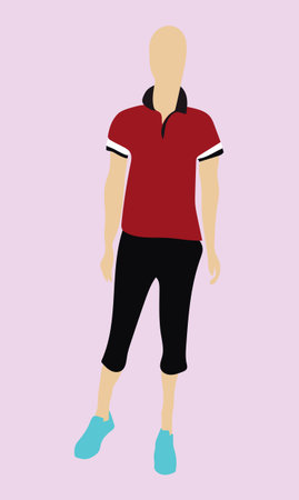Vector illustration of mannequinのイラスト素材