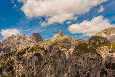 Italian alps around the Three Peaksの写真素材