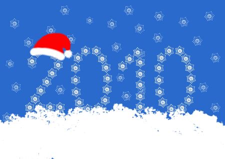 	new year card 2010