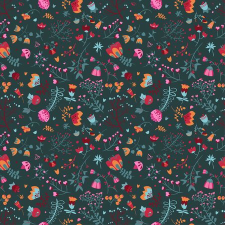 Seamless spring pattern. Seamless texture can be used for wallpapers, pattern fills, surface texturesのイラスト素材