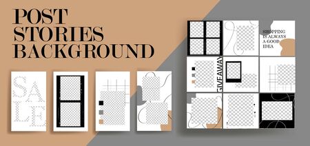 Design background for social media banner.のイラスト素材