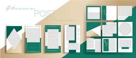 Design backgrounds for social media banner.のイラスト素材