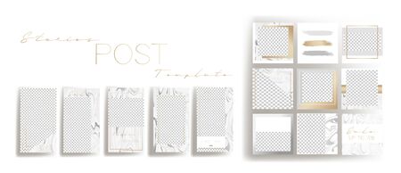 Design backgrounds for social media banner.のイラスト素材