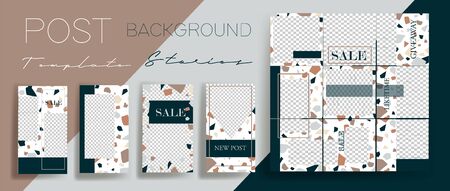 Design backgrounds for social media banner.のイラスト素材