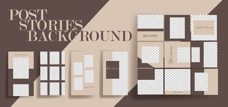 Design backgrounds for social media banner.のイラスト素材