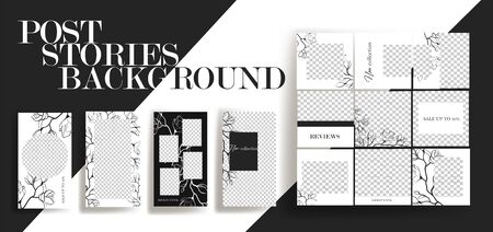 Design backgrounds for social media banner.のイラスト素材