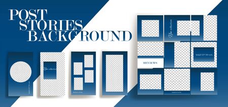 Design backgrounds for social media banner.のイラスト素材