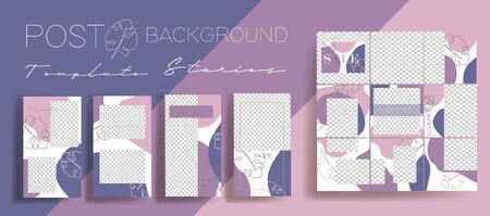 Design backgrounds for social media banner.のイラスト素材