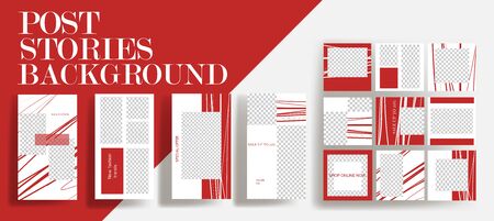 Design backgrounds for social media banner.のイラスト素材