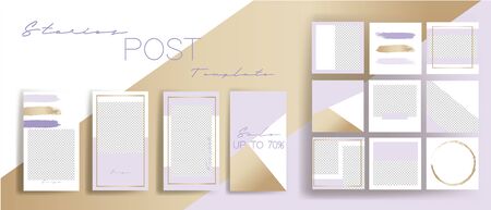 Design backgrounds for social media banner.のイラスト素材
