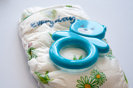 XXLarge diapes on white. の写真素材