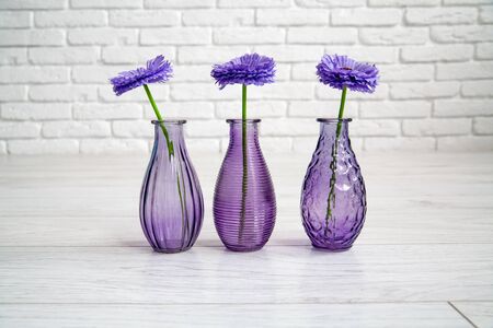 Different decorative vases in a studio. interiorの写真素材