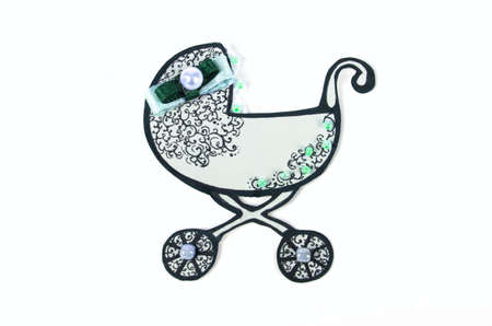 Decorative pramの写真素材